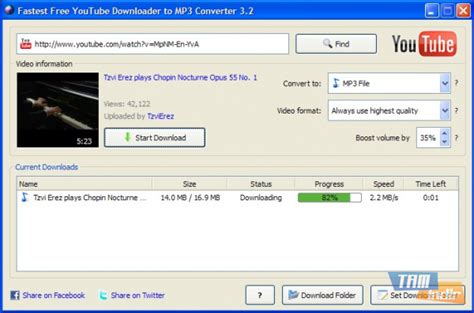 the fastest free youtube downloader.